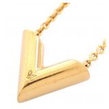 Louis Vuitton Essential V GP Necklace