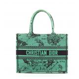 Dior Book Tote Medium Green Black