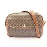 CELINE Triomphe Shoulder Bag Dark Brown