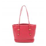 BOTTEGA VENETA Intrecciato Tote Red