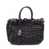 PRADA Frill Tote Black