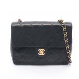 CHANEL Mini Matelasse 20 Black GHW