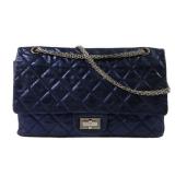 Chanel 2.55 Maxi Shoulder Blue