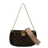 LV GHW Multi Pochette Brown Pink