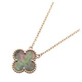 VCA Vintage Alhambra Grey MOP Necklace