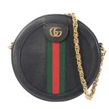 Gucci GHW Ophidia Round Chain Black