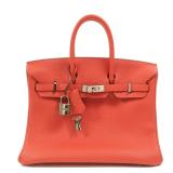 Hermes PHW Birkin 25 Bougainvillier