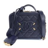 Chanel Vanity Case Blue