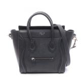 Celine Luggage Nano Shopper Black
