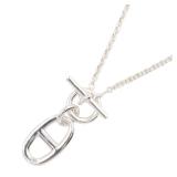 Hermes Chaine d'Ancre Silver Necklace