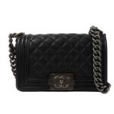 Chanel Boy 20 Chain Black