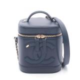 Chanel COCO Mark Lambskin Navy