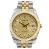 Rolex Datejust 116233G 18K YG Diamond