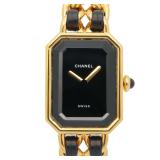 Chanel Premiere S H0001 Gold Plated Black