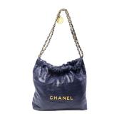 Chanel GHW C22 Medium Blue