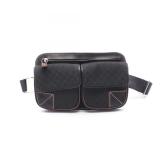 Celine Macadam Waist Bag Black Brown