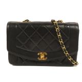 Chanel Diana Chain Shoulder Black