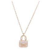 Hermes Constance Diamond Rose Gold Necklace