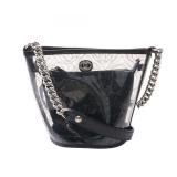 Chanel Camelia Clear Black