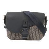 Dior CD Saddle Messenger Small Gray