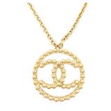 Chanel CC Gold Metal Necklace