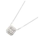 Diamond Necklace 18K White Gold