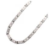 Louis Vuitton Tie Up Silver Necklace