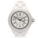 Chanel J12 H0967 Diamond Bezel White