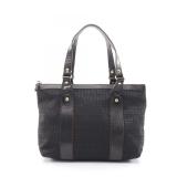 Fendi Zucchino Tote Bag Black