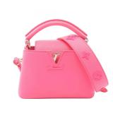LV Capucine MINI 2WAY Neon Pink