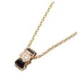 Bvlgari Serpenti Onyx Diamond Necklace