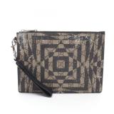 Gucci GG Kaleido Clutch Bag Beige Brown
