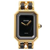 Chanel Premiere M H0001 Gold Plated Black