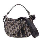 Dior CD SHW Saddle Messenger Navy