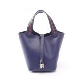 Hermes Picotin Rock PM Blue Encre