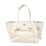 Prada Leather Handbag White