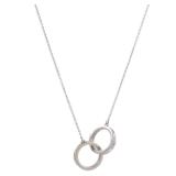 Tiffany Interlocking Circles Silver Necklace