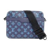 LV Trio Messenger Navy Light Blue