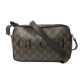 Gucci SHW GG Supreme Shoulder Black Grey