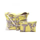 Hermes Silky City PM Yellow Multicolor