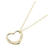 Tiffany Open Heart Necklace 18K Gold