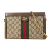 Gucci GHW Ophidia GG Chain Brown