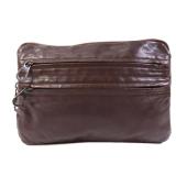 Bottega Veneta Calfskin Pouch Brown