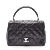 Chanel Matelasse Top Handle Black