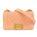 Chanel GHW Boy 20 Chain Pink