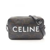 Celine Triomphe Messenger Black