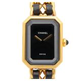 Chanel Premiere M H0001 Gold Plated Black