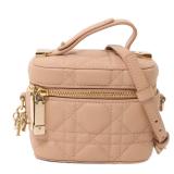 Dior CD GHW Cannage Vanity Pink