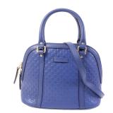 Gucci GHW Mini Dome 2 Way Blue