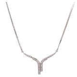 Diamond White Gold Necklace
